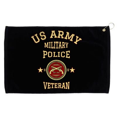 U.S A.R.M.Y Military Police Veteran Police Officer Retirement Grommeted Golf Towel