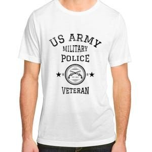 U.S A.R.M.Y Military Police Veteran Retired Police Officer Adult ChromaSoft Performance T-Shirt