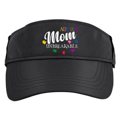 Unbreakable Autism Mom Adult Drive Performance Visor