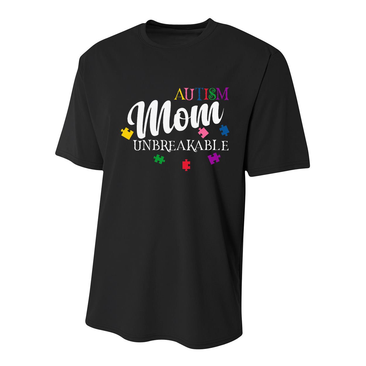 Unbreakable Autism Mom Youth Performance Sprint T-Shirt