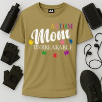Unbreakable Autism Mom Cooling Performance Crew T-Shirt