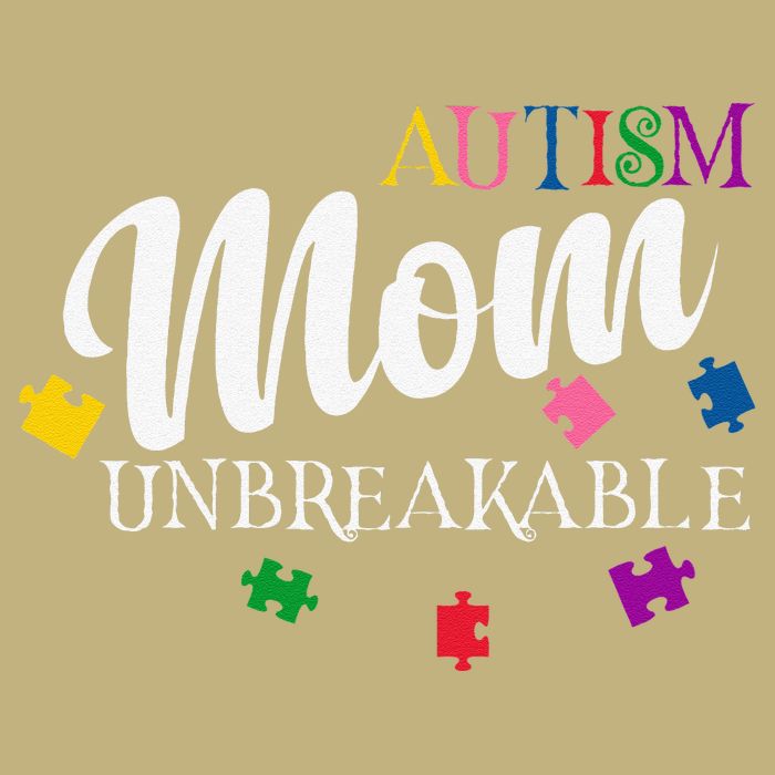 Unbreakable Autism Mom Cooling Performance Crew T-Shirt