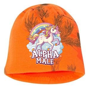 Unicorn Alpha Male Funny Sarcastic Ironic Gift Kati - Camo Knit Beanie