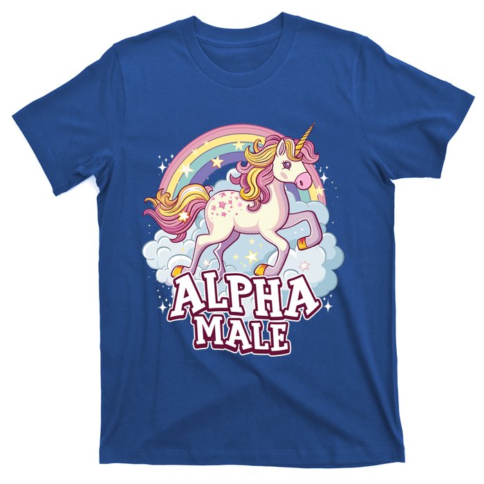 Unicorn Alpha Male Funny Sarcastic Ironic Gift T-Shirt