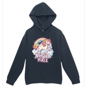 Unicorn Alpha Male Funny Sarcastic Ironic Gift Urban Pullover Hoodie