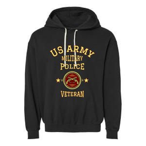 US Army Military Police Veteran Police Garment-Dyed Fleece Hoodie