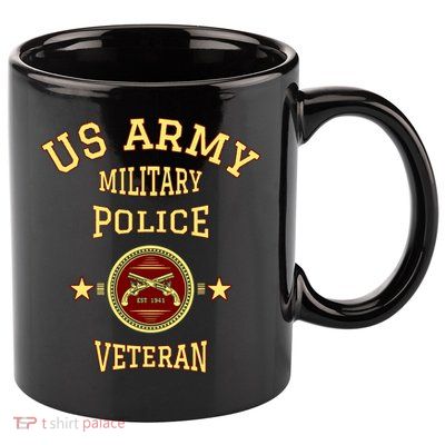 US Army Military Police Veteran Police 11oz C Handle Ceramic Mug