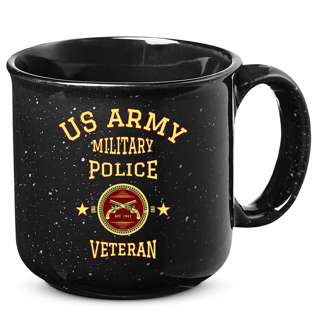 US Army Military Police Veteran Police 15oz Campfire Ceramic Mug