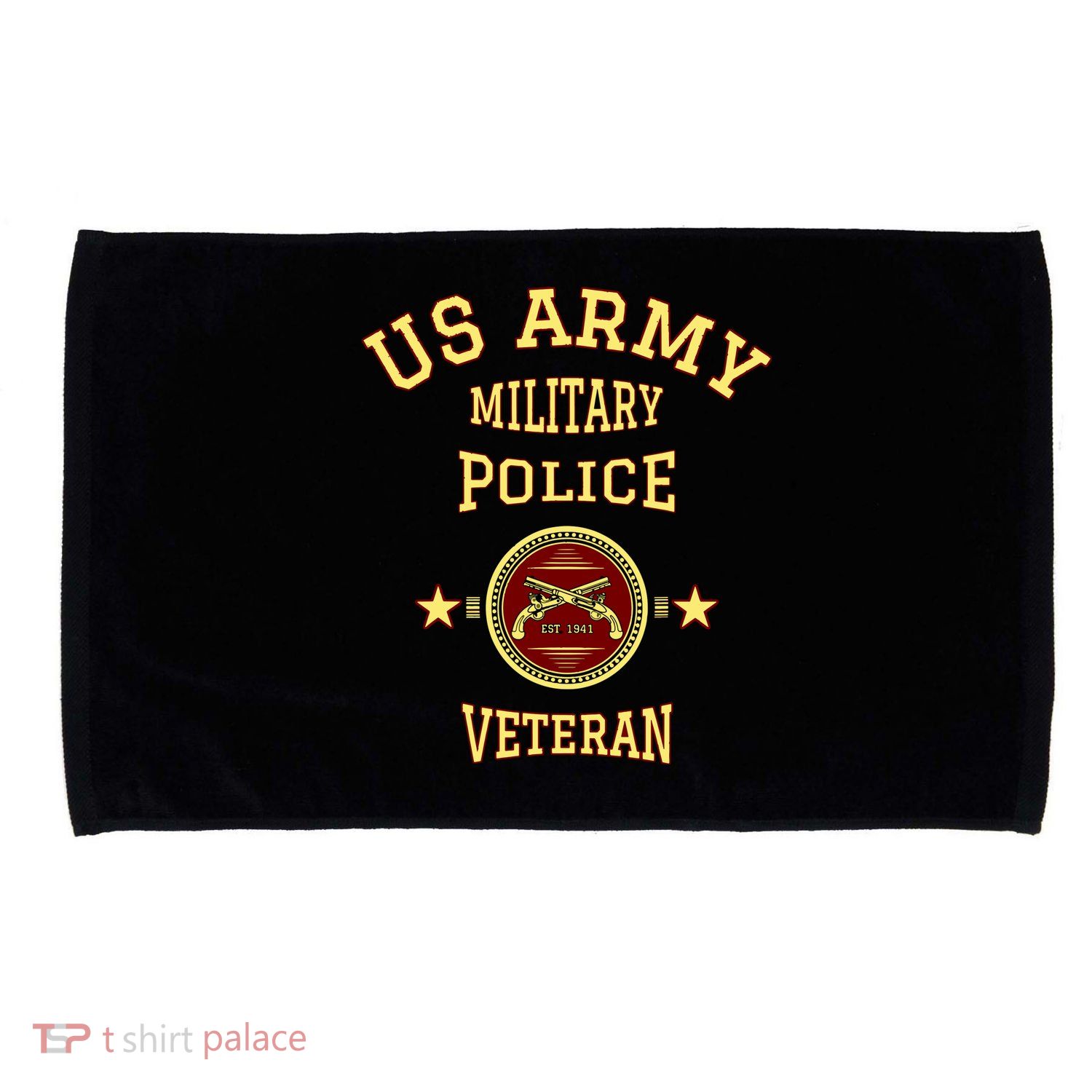 US Army Military Police Veteran Police Microfiber Hand Towel