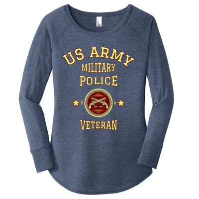 US Army Military Police Veteran Police Women's Perfect Tri Tunic Long Sleeve Shirt