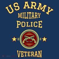 US Army Military Police Veteran Police Baby Bodysuit