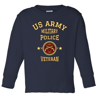 US Army Military Police Veteran Police Toddler Long Sleeve Shirt