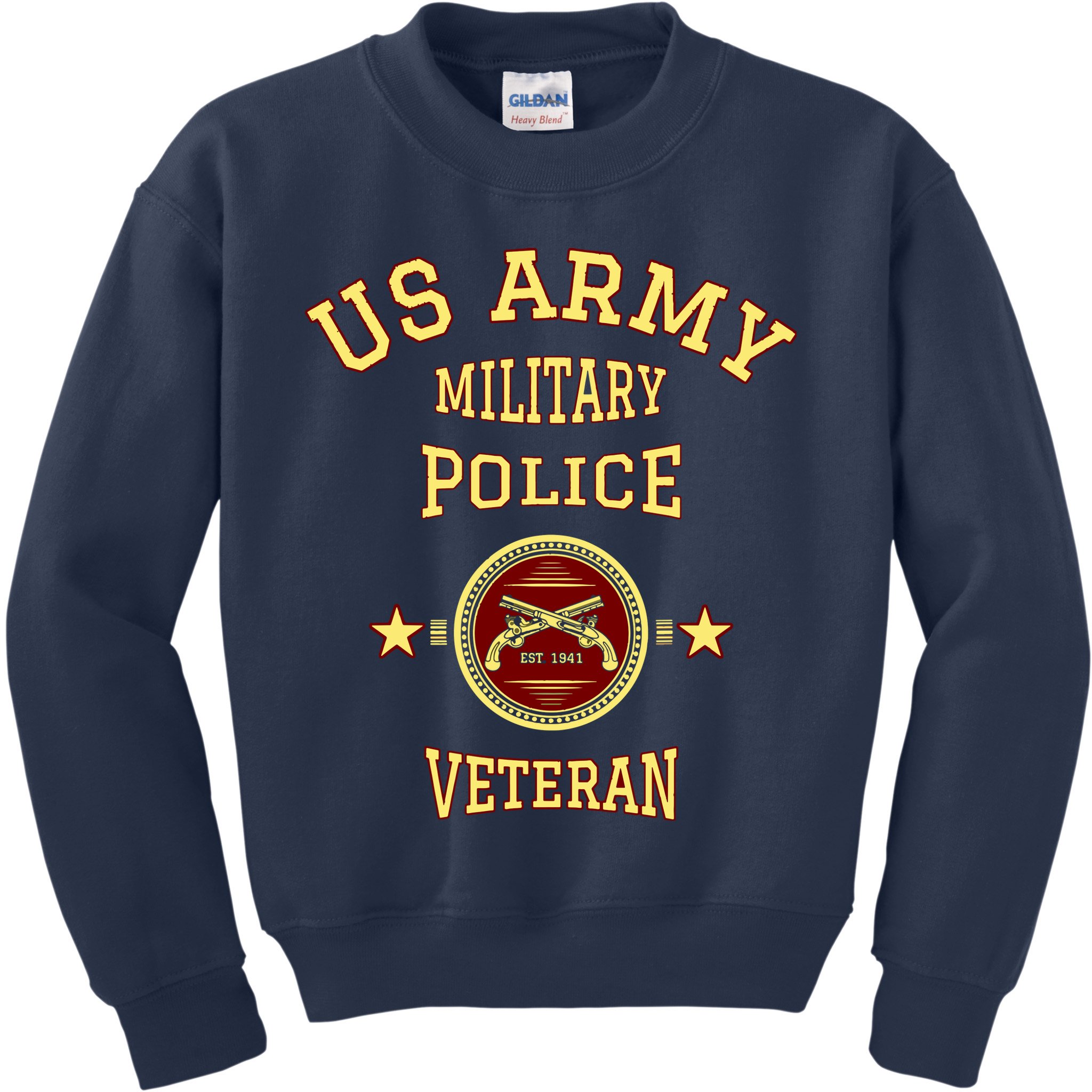 US Army Military Police Veteran Police Kids Sweatshirt