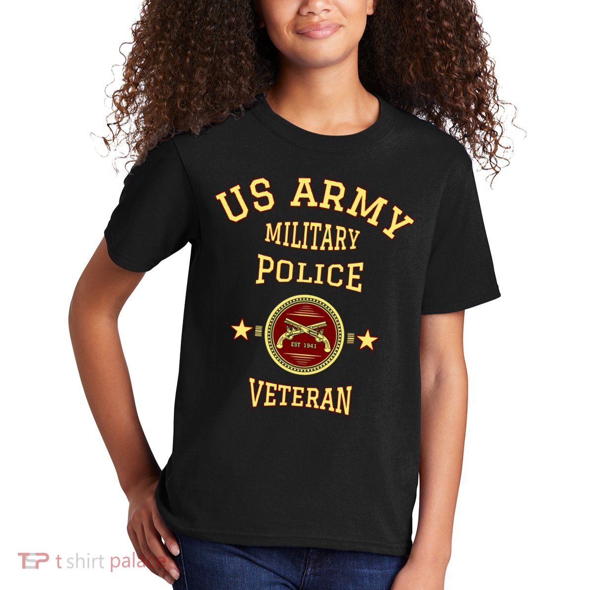 US Army Military Police Veteran Police Kids T-Shirt