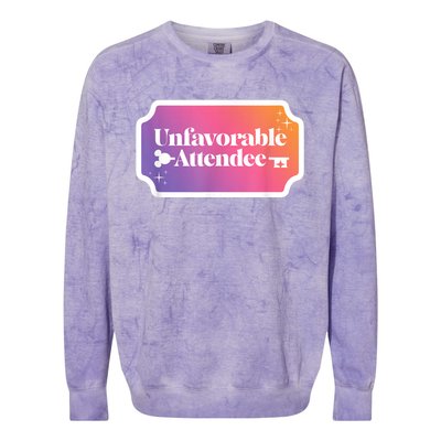 Unfavorable Attendance Mix Colorblast Crewneck Sweatshirt