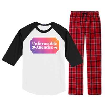 Unfavorable Attendance Mix Raglan Sleeve Pajama Set