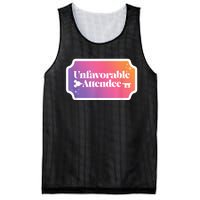 Unfavorable Attendance Mix Mesh Reversible Basketball Jersey Tank