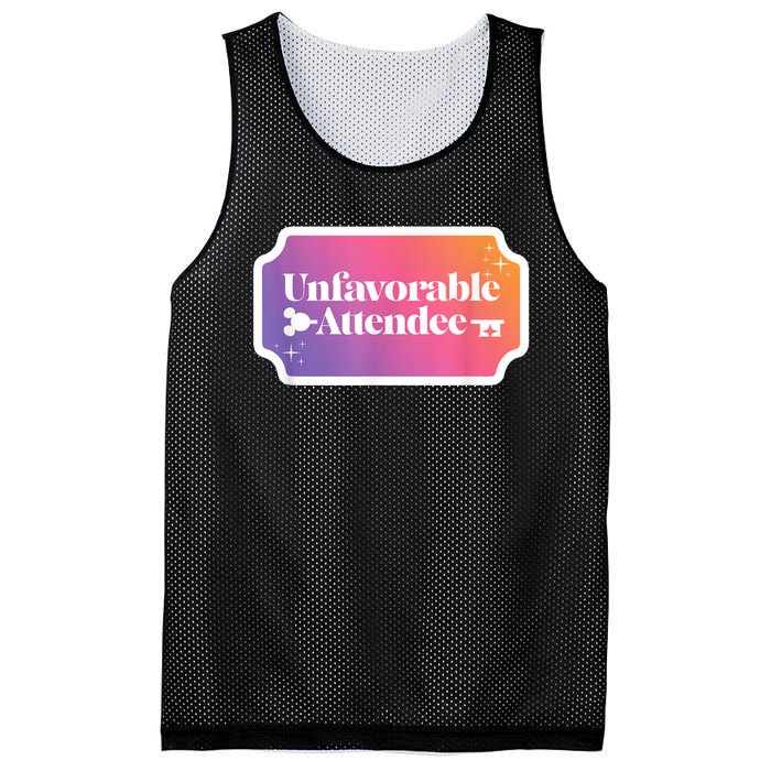 Unfavorable Attendance Mix Mesh Reversible Basketball Jersey Tank