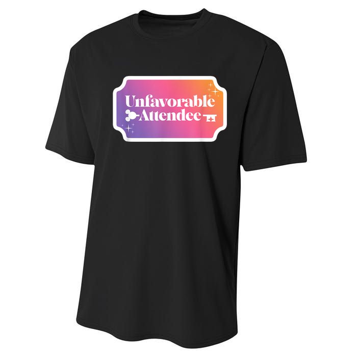 Unfavorable Attendance Mix Performance Sprint T-Shirt