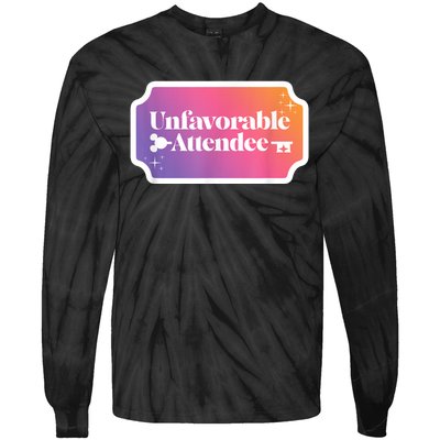 Unfavorable Attendance Mix Tie-Dye Long Sleeve Shirt