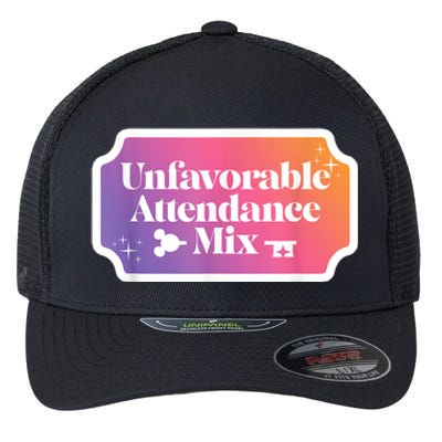 Unfavorable Attendance Mix Flexfit Unipanel Trucker Cap