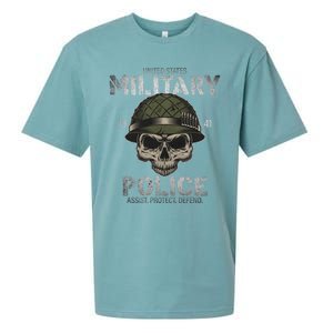 Us American Military Police Corps Skeleton Memorial July 4th Great Gift Sueded Cloud Jersey T-Shirt