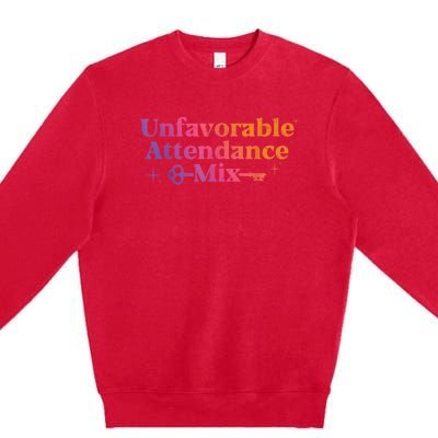 Unfavorable Attendance Mix Premium Crewneck Sweatshirt