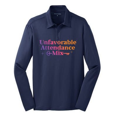 Unfavorable Attendance Mix Silk Touch Performance Long Sleeve Polo