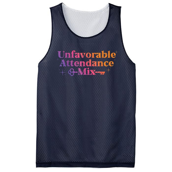 Unfavorable Attendance Mix Mesh Reversible Basketball Jersey Tank