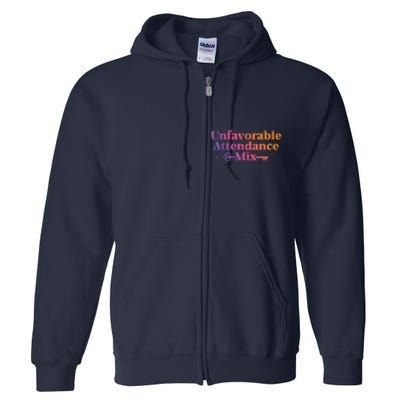 Unfavorable Attendance Mix Full Zip Hoodie