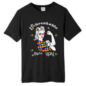 Unbreakable Autist Mom Autistic Autism Awareness Day Tall Fusion ChromaSoft Performance T-Shirt