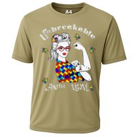 Unbreakable Autist Mom Autistic Autism Awareness Day Cooling Performance Crew T-Shirt