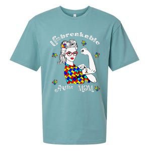 Unbreakable Autist Mom Autistic Autism Awareness Day Sueded Cloud Jersey T-Shirt