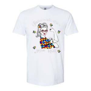 Unbreakable Autist Mom Autistic Autism Awareness Day Softstyle CVC T-Shirt