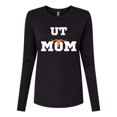 Ut Austin Mom Womens Cotton Relaxed Long Sleeve T-Shirt