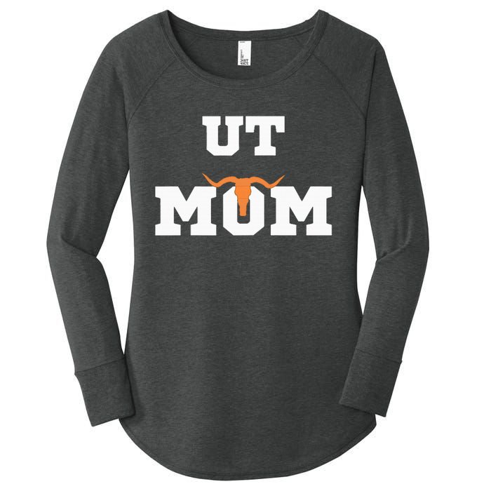 Ut Austin Mom Women's Perfect Tri Tunic Long Sleeve Shirt