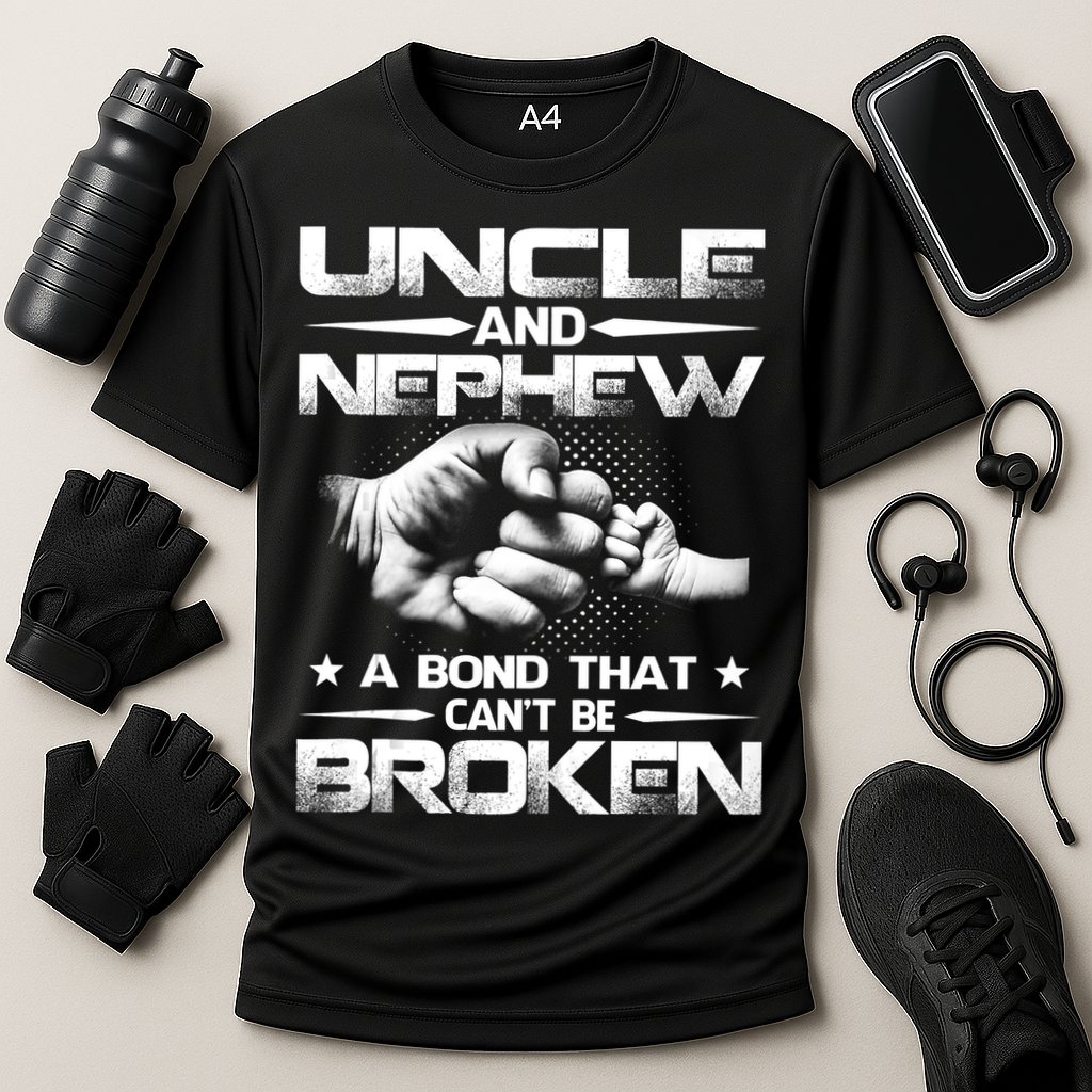 Uncle And Nephew A Bond That Can't Be Broken Family Cooling Performance Crew T-Shirt