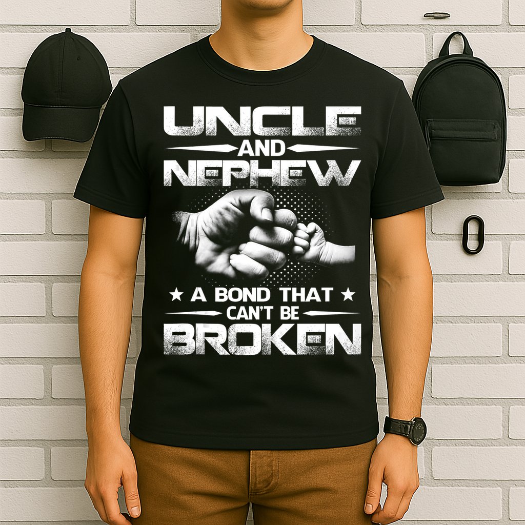 Uncle And Nephew A Bond That Can't Be Broken Family T-Shirt