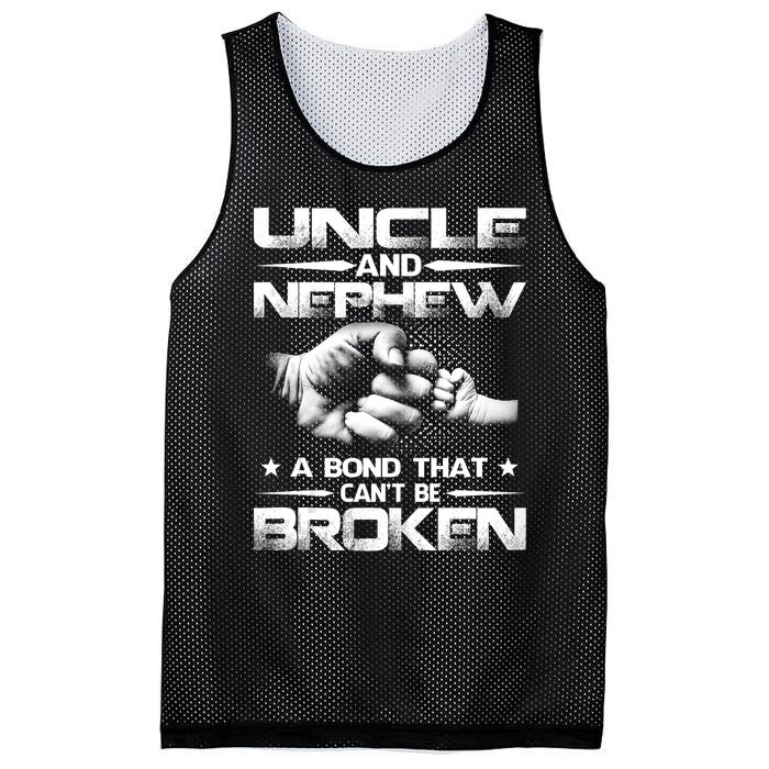 Uncle And Nephew A Bond That Can't Be Broken Family Mesh Reversible Basketball Jersey Tank