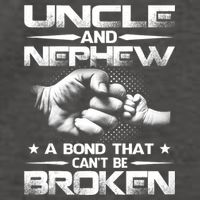 Uncle And Nephew A Bond That Can't Be Broken Family Vector Backpack