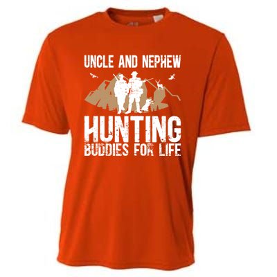 Uncle And Nephew Hunting Buddies Uncle And Nephew Cool Gift Cooling Performance Crew T-Shirt