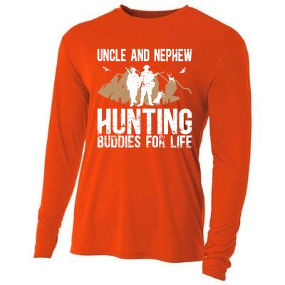 Uncle And Nephew Hunting Buddies Uncle And Nephew Cool Gift Cooling Performance Long Sleeve Crew