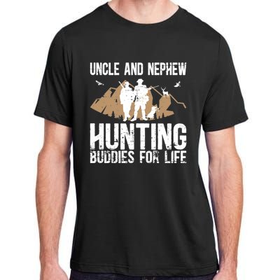 Uncle And Nephew Hunting Buddies Uncle And Nephew Cool Gift Adult ChromaSoft Performance T-Shirt