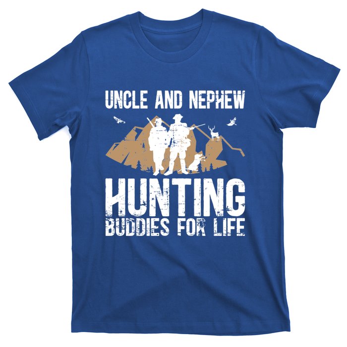 Uncle And Nephew Hunting Buddies Uncle And Nephew Cool Gift T-Shirt