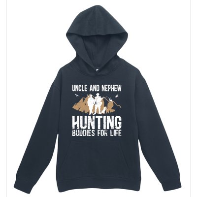 Uncle And Nephew Hunting Buddies Uncle And Nephew Cool Gift Urban Pullover Hoodie