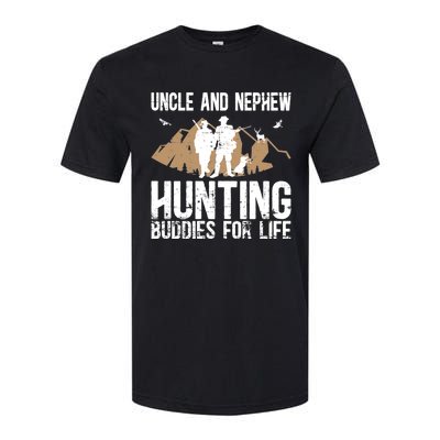 Uncle And Nephew Hunting Buddies Uncle And Nephew Cool Gift Softstyle CVC T-Shirt