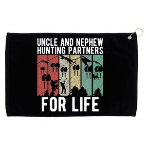 Uncle And Nephew Hunting Partners Hunting Buddies Meaningful Gift Grommeted Golf Towel