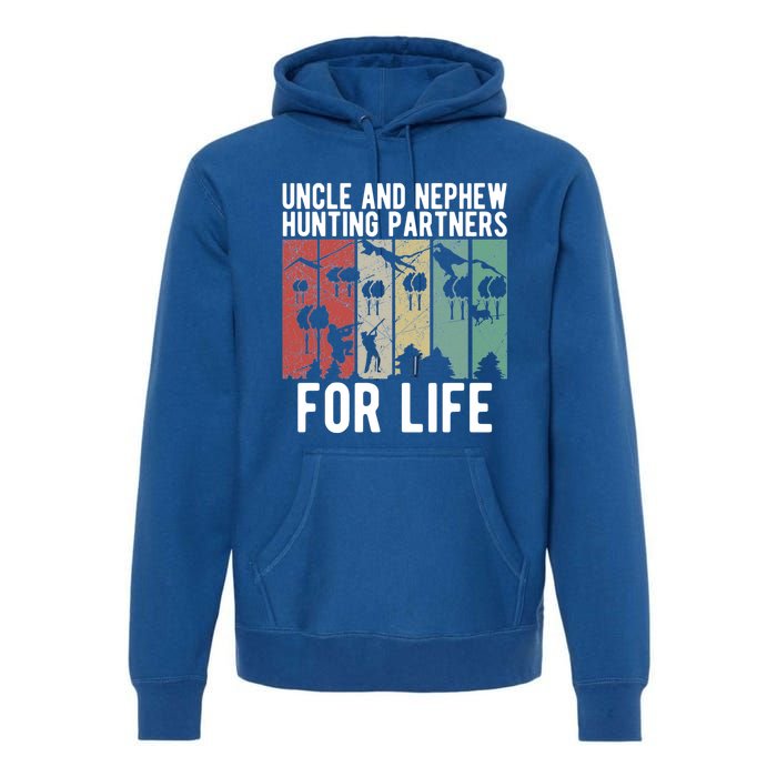 Uncle And Nephew Hunting Partners Hunting Buddies Meaningful Gift Premium Hoodie