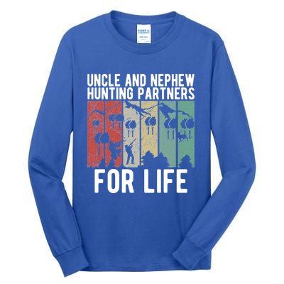 Uncle And Nephew Hunting Partners Hunting Buddies Meaningful Gift Tall Long Sleeve T-Shirt