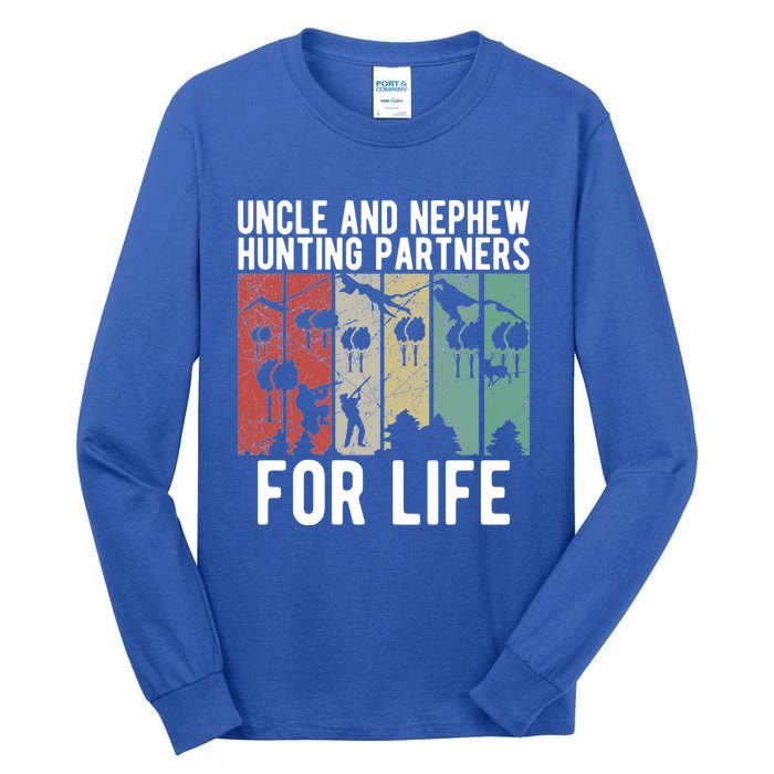 Uncle And Nephew Hunting Partners Hunting Buddies Meaningful Gift Tall Long Sleeve T-Shirt